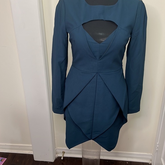 Finder Keepers Last Goodbye Asymmetric Hem Mini Dress Size Small - Picture 11 of 15